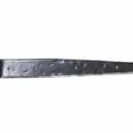 Black 24" Hook & Band Hinge - Cranked (pair) 1