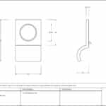 Pewter Rim Cylinder Pull 3