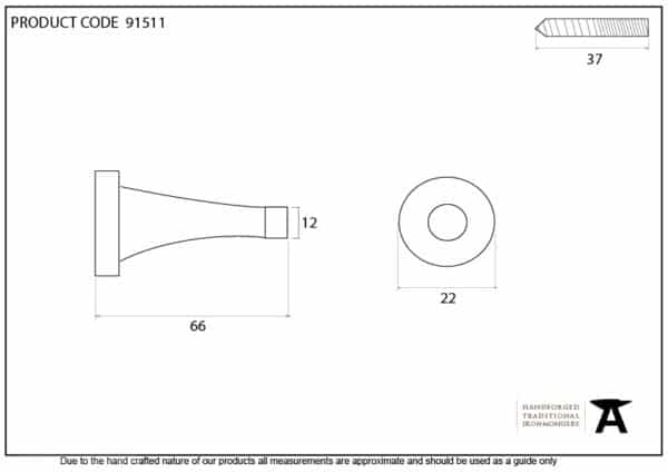 Polished Chrome Projection Door Stop 2