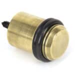 Aged Brass Floor Mounted Door Stop 1