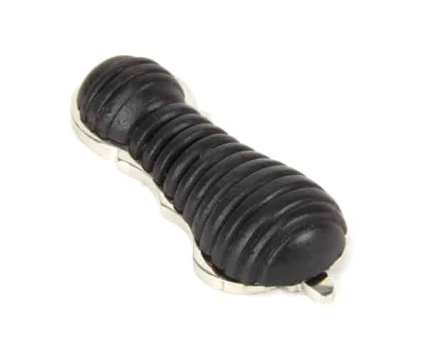 Ebony & Polished Nickel Beehive Escutcheon 2