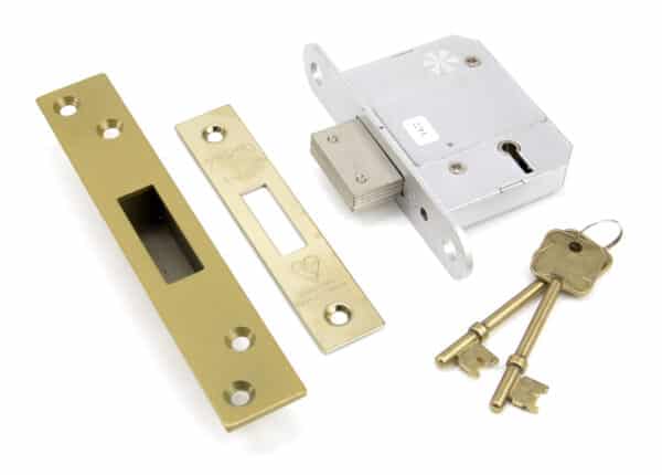 PVD 2Â½" 5 Lever BS Deadlock 1