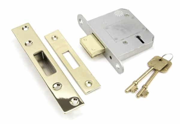 PVD 3" 5 Lever BS Deadlock 1