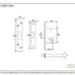 SSS 3" Euro Profile Deadlock 2