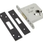 Black 3" Euro Profile Deadlock 1