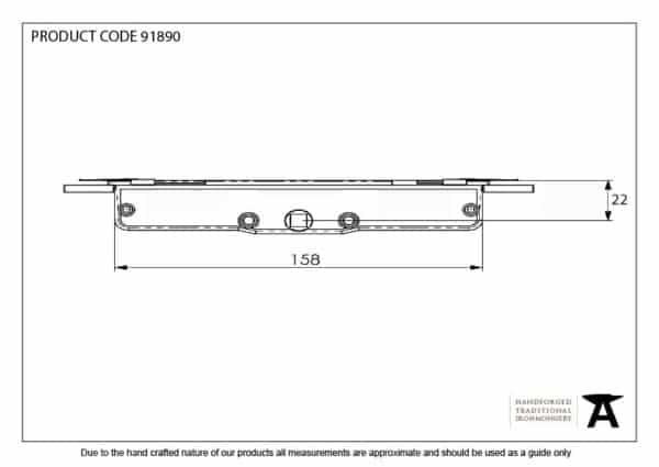 BZP Excal - Gearbox 22mm Backset (No Claws) 2