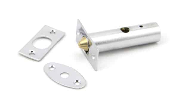 Polished Chrome Security Door Bolt 1