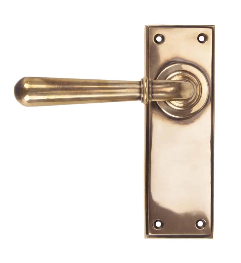 Polished Bronze Newbury Lever Latch Set 1