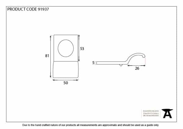 Polished Bronze Rim Cylinder Pull 3