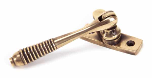 Polished Bronze Locking Reeded Fastener 2