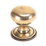 Polished Bronze Mushroom Cabinet Knob 32mm 1