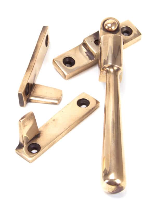 Polished Bronze Night-Vent Locking Newbury Fastener 1