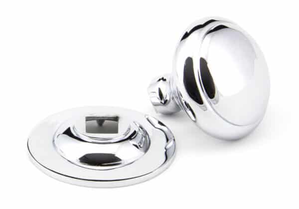 Polished Chrome Round Centre Door Knob 2