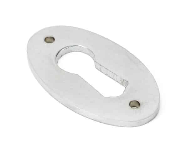 Satin Chrome Oval Escutcheon 1