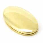 Polished Brass Oval Escutcheon & Cover 1