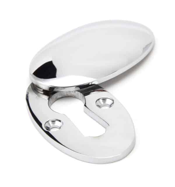 Polished Chrome Oval Escutcheon & Cover 2