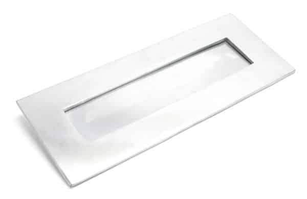 Satin Chrome Small Letter Plate 1