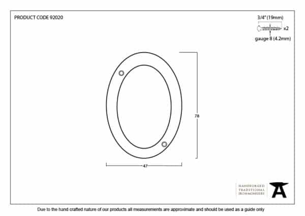 Polished Bronze Numeral 0 2