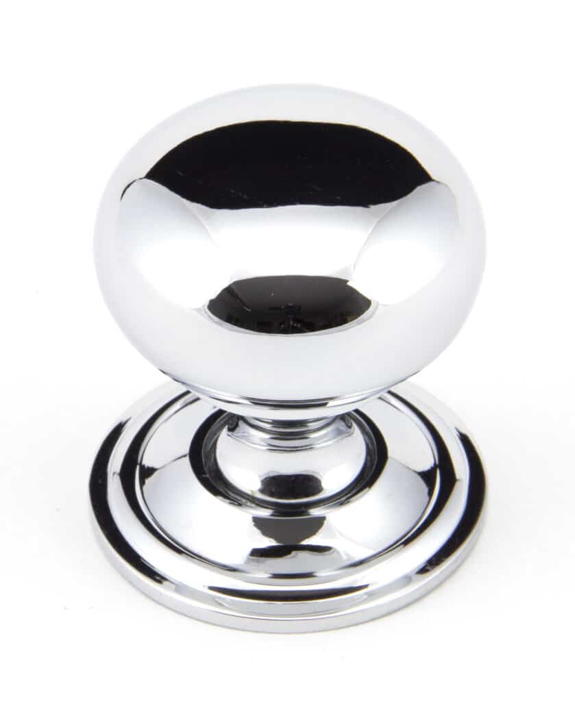 Polished Chrome Mushroom Cabinet Knob 32mm 1