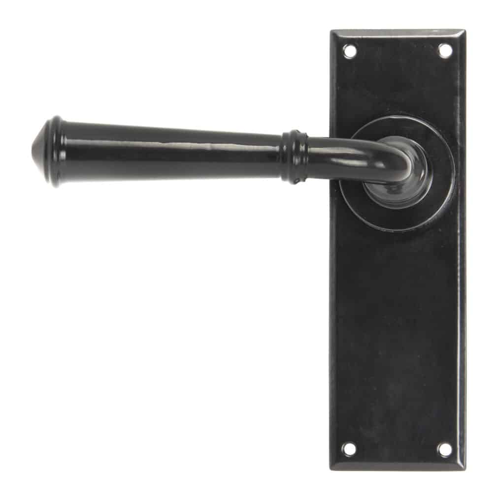 Black Regency Lever Latch Set 1