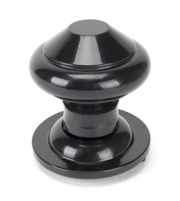 Black Regency Centre Door Knob 1