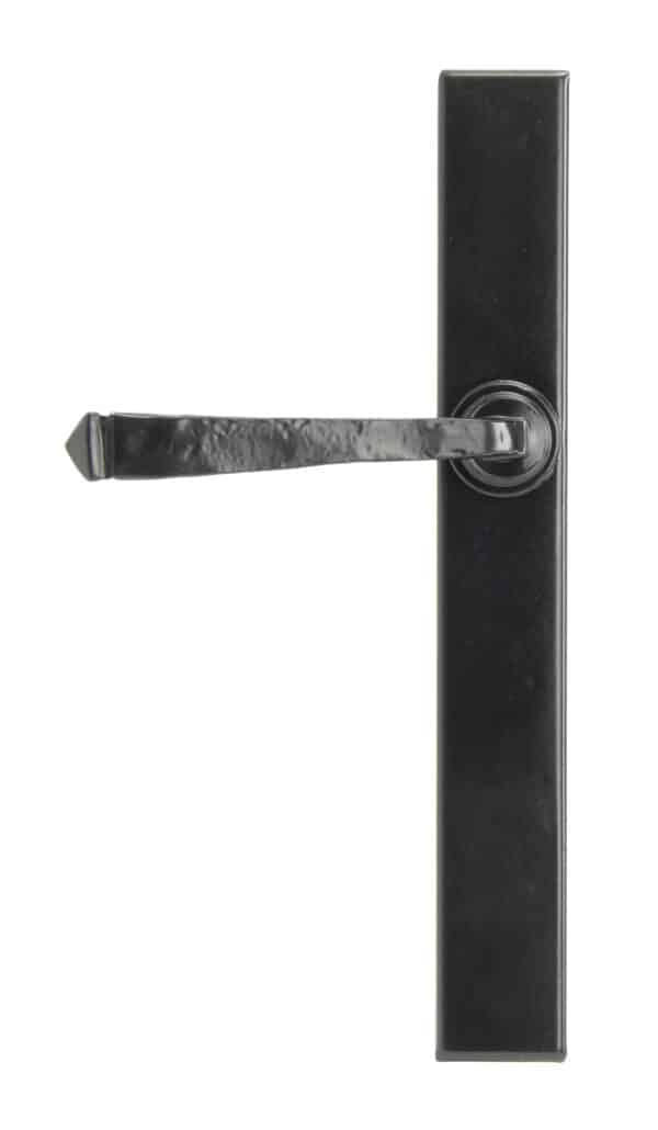 Black Avon Slimline Lever Latch Set 2