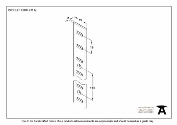 Black Flat Bookcase Strip 1.83m 3