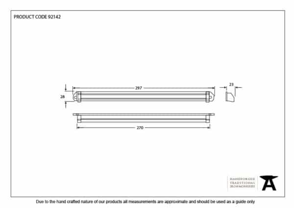 Aluminium Medium Canopy 297mm 3