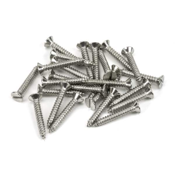 Stainless Steel 8x1Ã‚Â¼" Countersunk Screws (25) 1