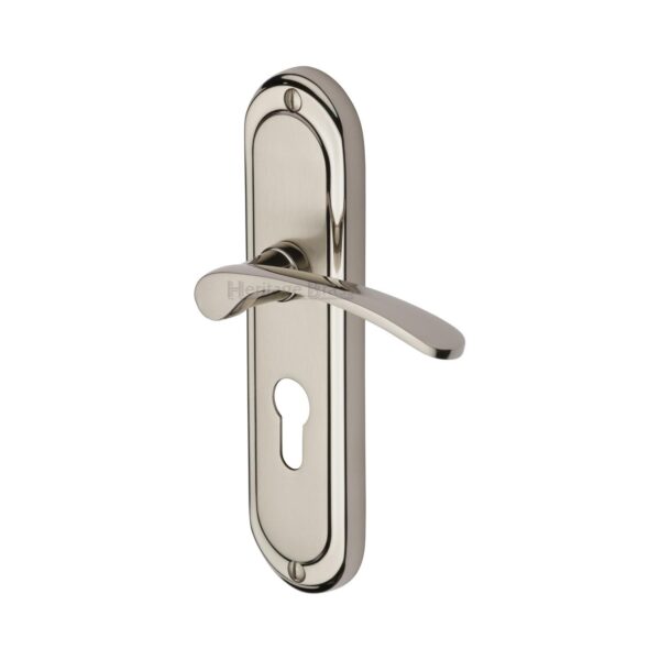 Heritage Brass Door Handle Lever Lock Astoria Design Antique Brass Finish 1