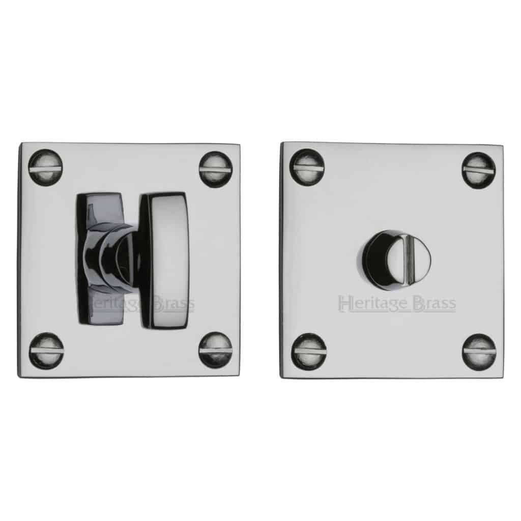 Heritage Brass Keyhole Escutcheon Polished Chrome finish 1