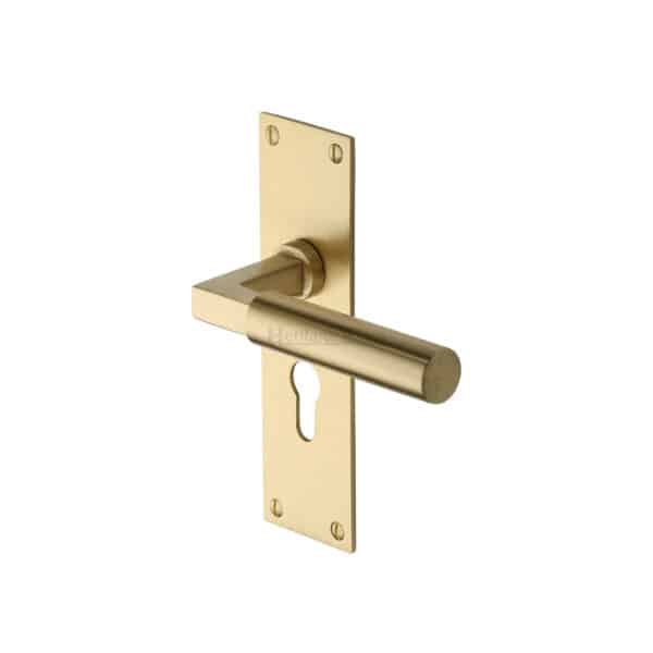 Project Hardware Door Handle Lever Latch Boston Design Satin Nickel Finish 1