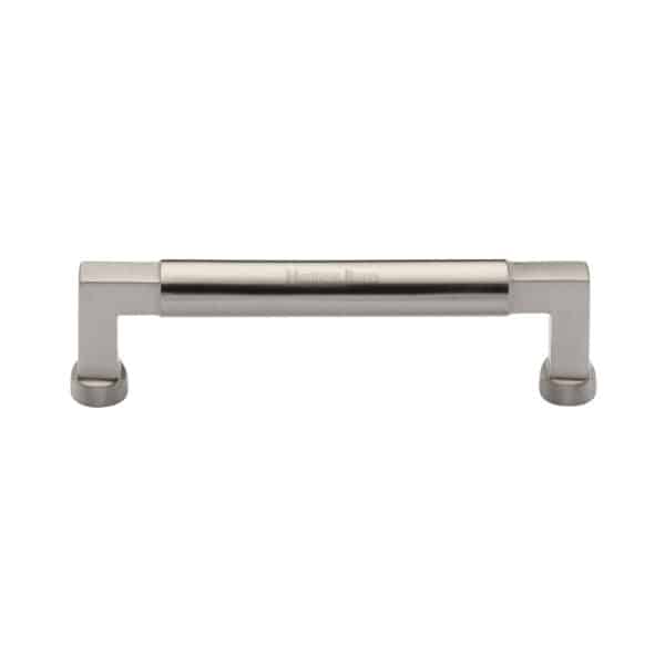 Heritage Brass Cabinet Pull Bauhaus Design 203mm CTC Matt Black Finish 1