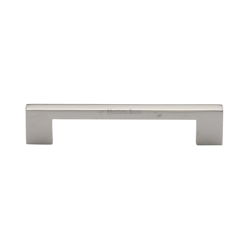 Heritage Brass Cabinet Pull Metro Design 160mm CTC Satin Nickel Finish 1