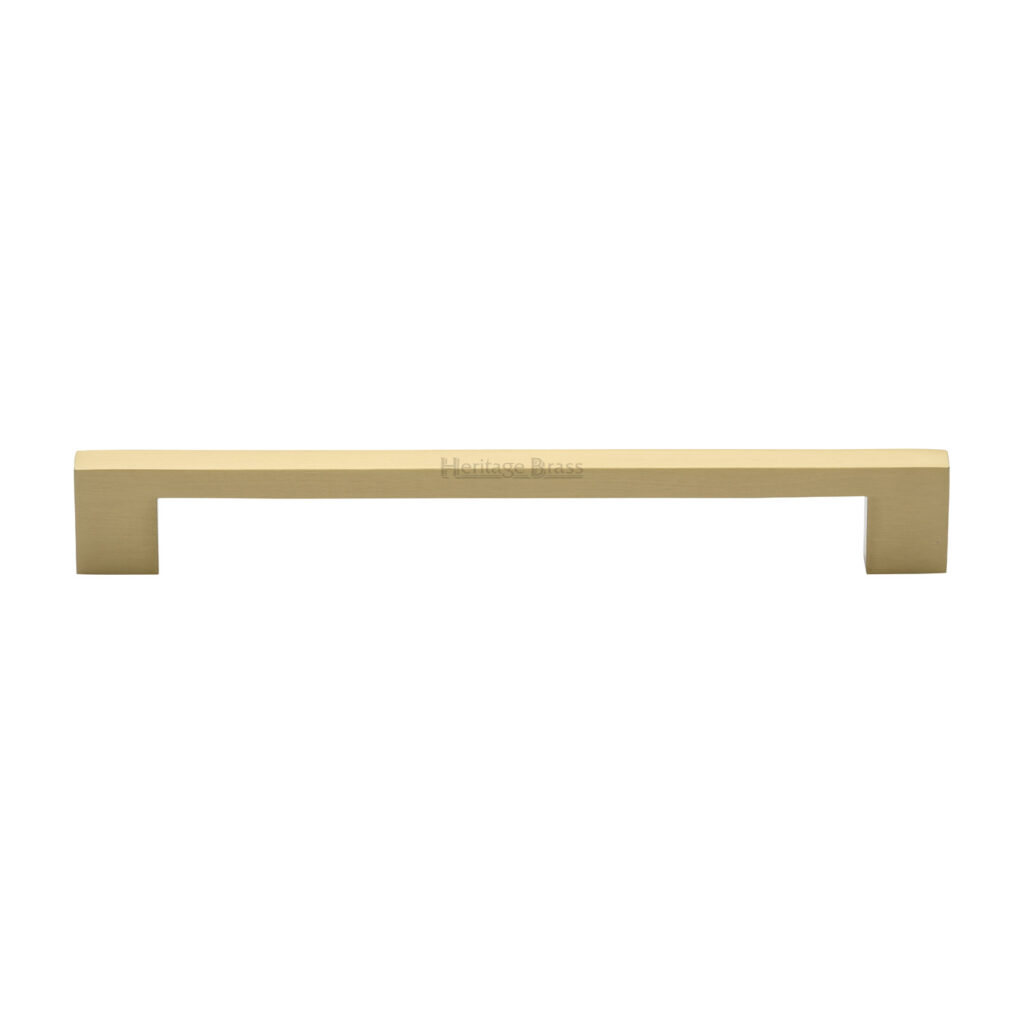 Heritage Brass Cabinet Pull Metro Design 256mm CTC Satin Rose Gold Finish 1