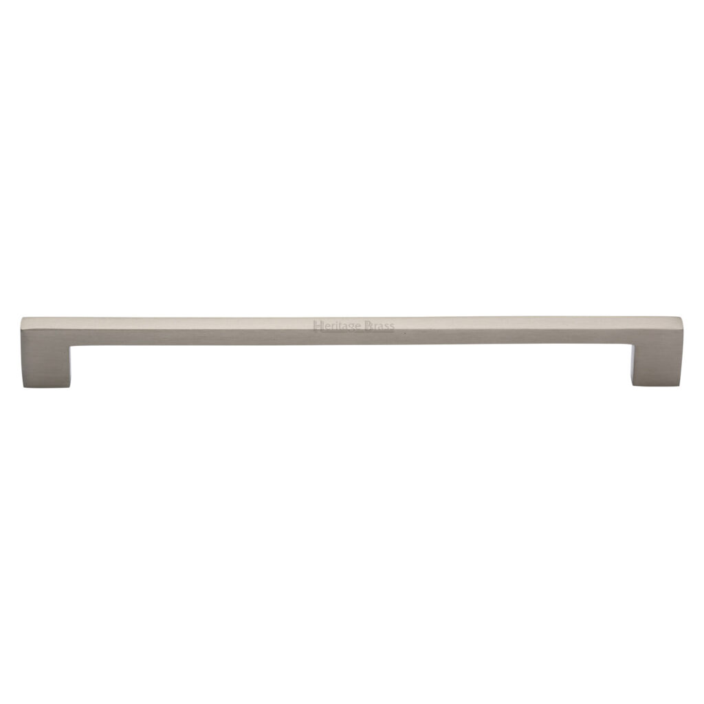 Heritage Brass Cabinet Pull Metro Design 480mm CTC Matt Black Finish 1