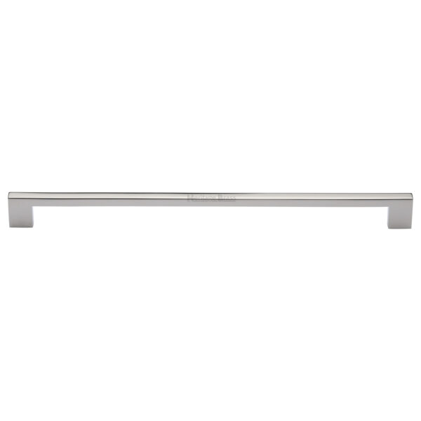 Heritage Brass Cabinet Pull Metro Design 480mm CTC Satin Nickel Finish 1