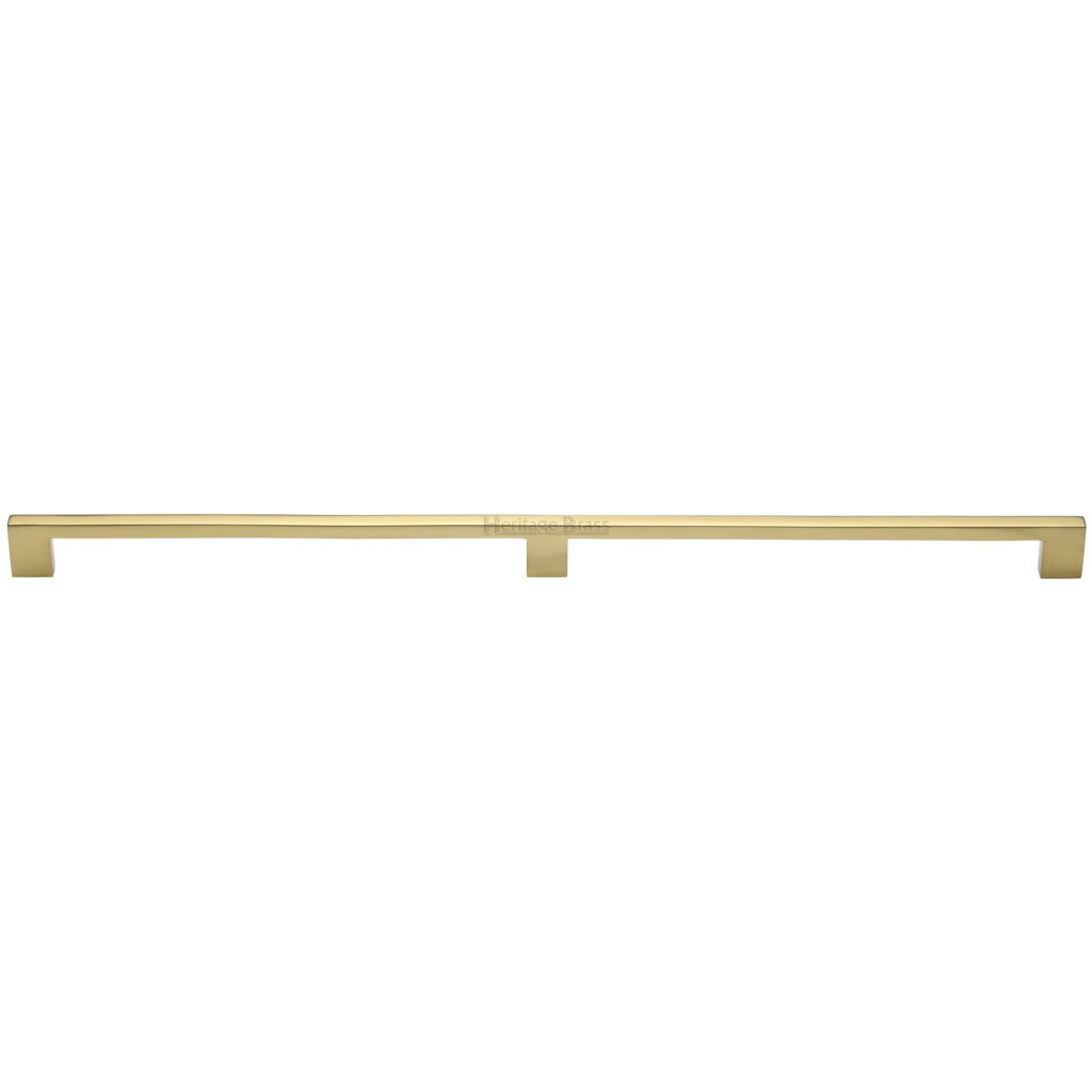 Heritage Brass Cabinet Pull Metro Design 96mm CTC Satin Brass Finish 1