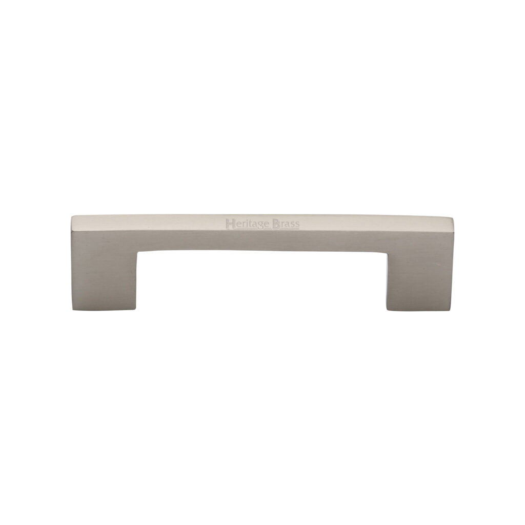 Heritage Brass Cabinet Pull Square Metro Design 160mm CTC Matt Black Finish 1