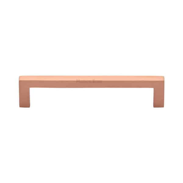 Heritage Brass Cabinet Pull Square Metro Design 192mm CTC Matt Bronze Finish 1