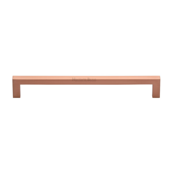 Heritage Brass Cabinet Pull Square Metro Design 96mm CTC Matt Bronze Finish 1