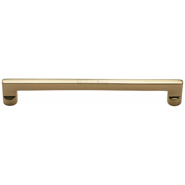 Heritage Brass Cabinet Pull Apollo Design 256mm CTC Satin Brass Finish 1