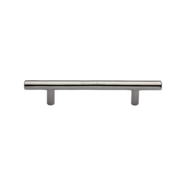 Heritage Brass Cabinet Pull T-Bar Design 128mm CTC Satin Nickel Finish 1