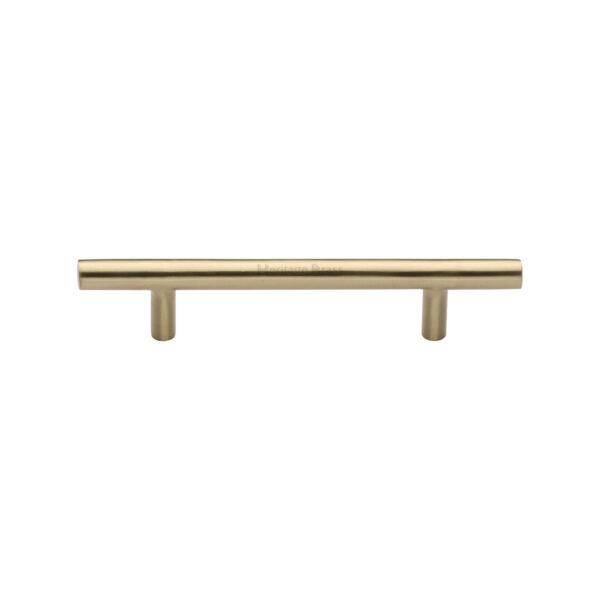 Heritage Brass Cabinet Pull T-Bar Design 128mm CTC Satin Rose Gold Finish 1