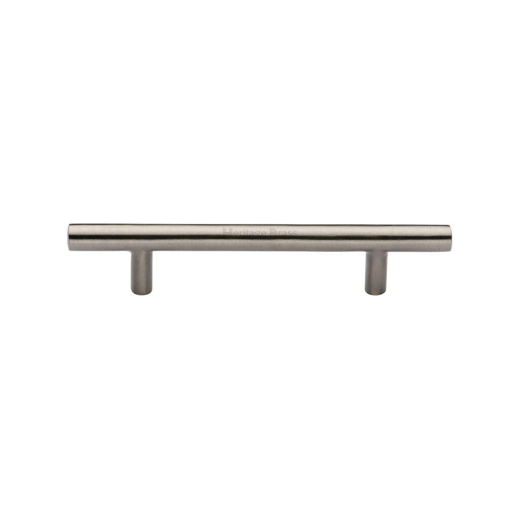 Heritage Brass Cabinet Pull T-Bar Design 160mm CTC Matt Black Finish 1