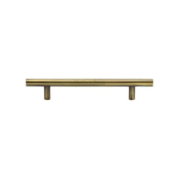 Heritage Brass Cabinet Pull T-Bar Design 160mm CTC Polished Brass Finish 1