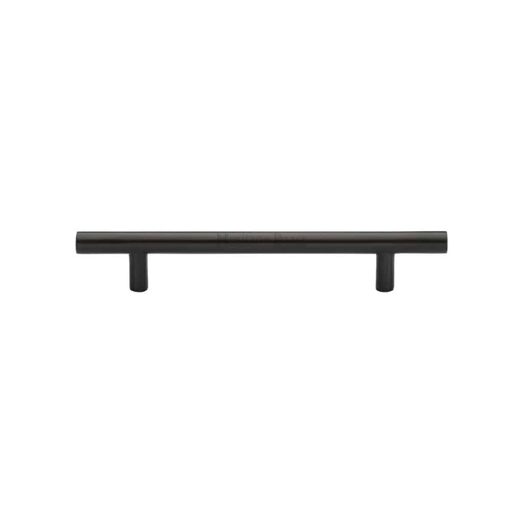 Heritage Brass Cabinet Pull T-Bar Design 160mm CTC Polished Nickel Finish 1