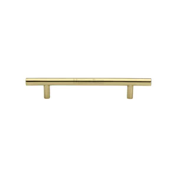 Heritage Brass Cabinet Pull T-Bar Design 160mm CTC Satin Brass Finish 1