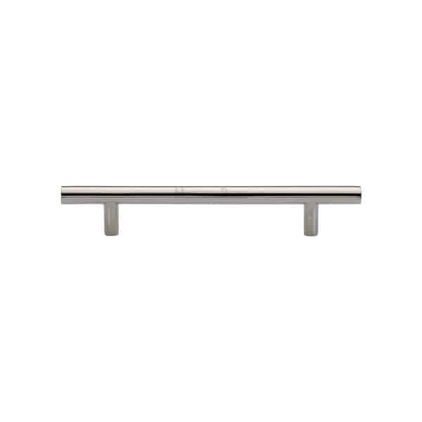 Heritage Brass Cabinet Pull T-Bar Design 160mm CTC Satin Nickel Finish 1