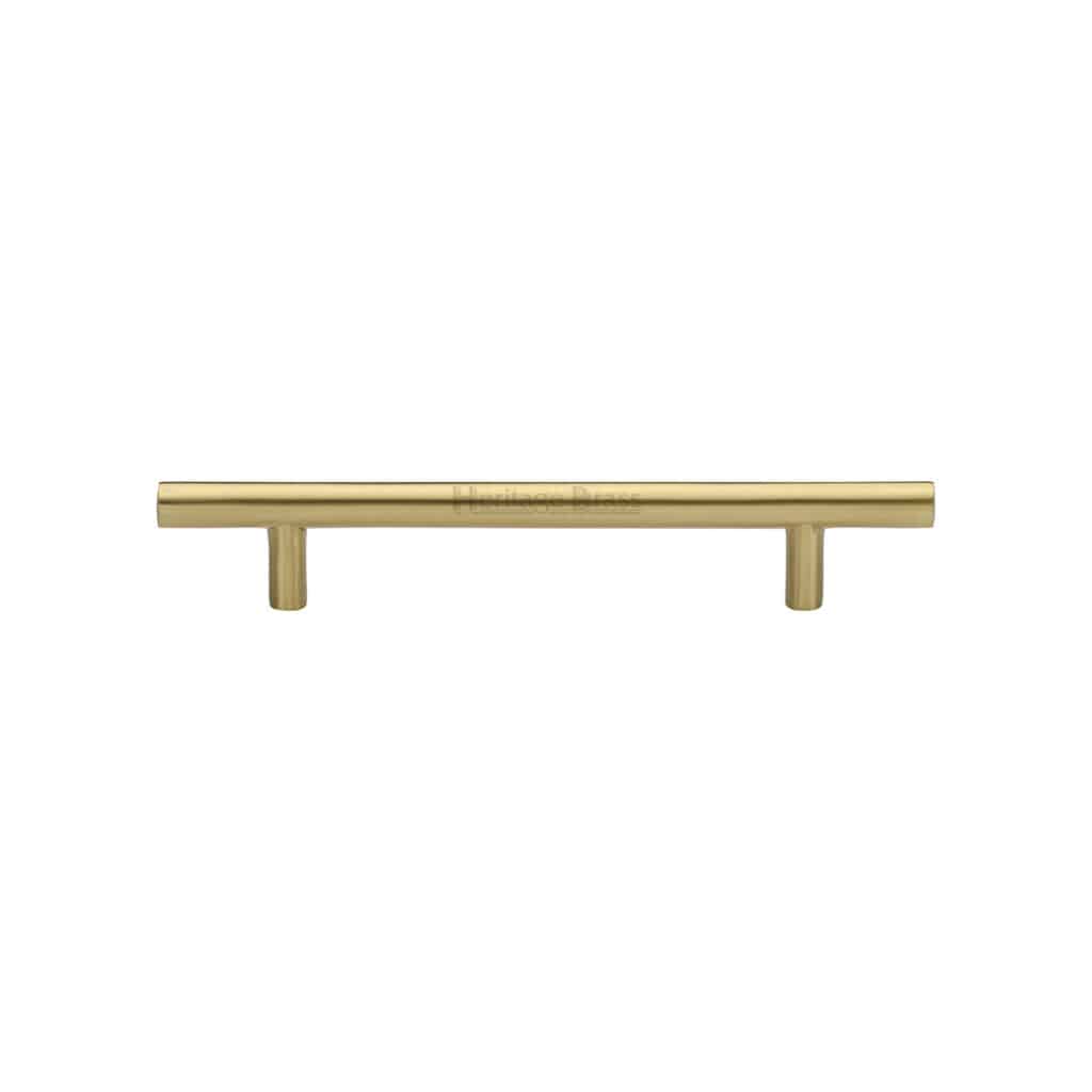 Heritage Brass Cabinet Pull T-Bar Design 160mm CTC Satin Rose Gold Finish 1